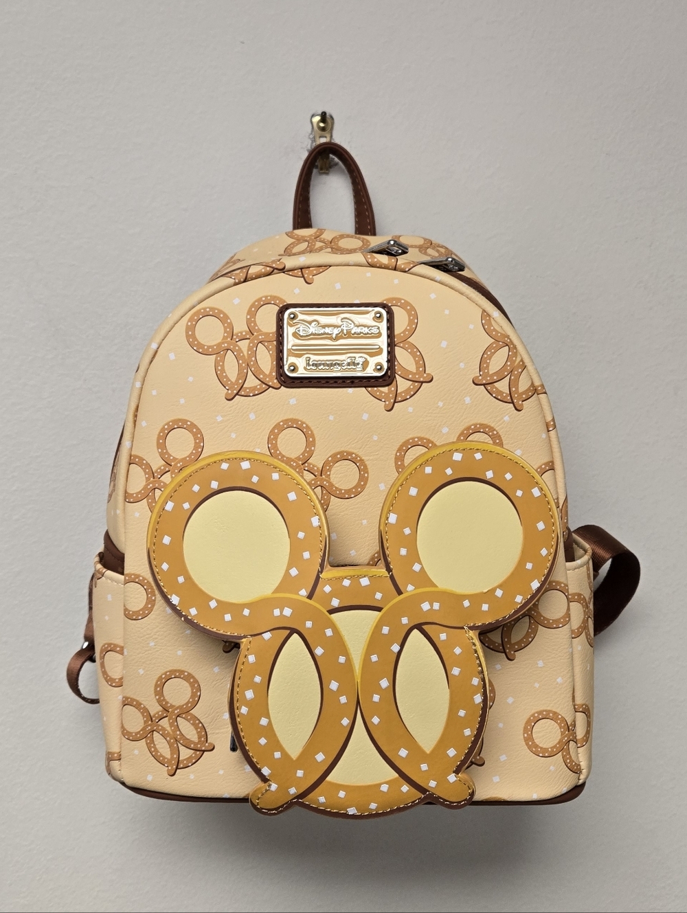 Loungefly Disney Parks Mickey Mouse Pretzel Backpack - Picture 4 of 10